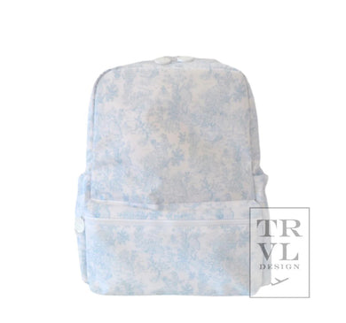 Bunny Toile Blue Backpack