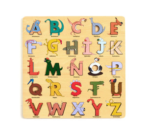 Dino Wooden Alphabet Puzzle