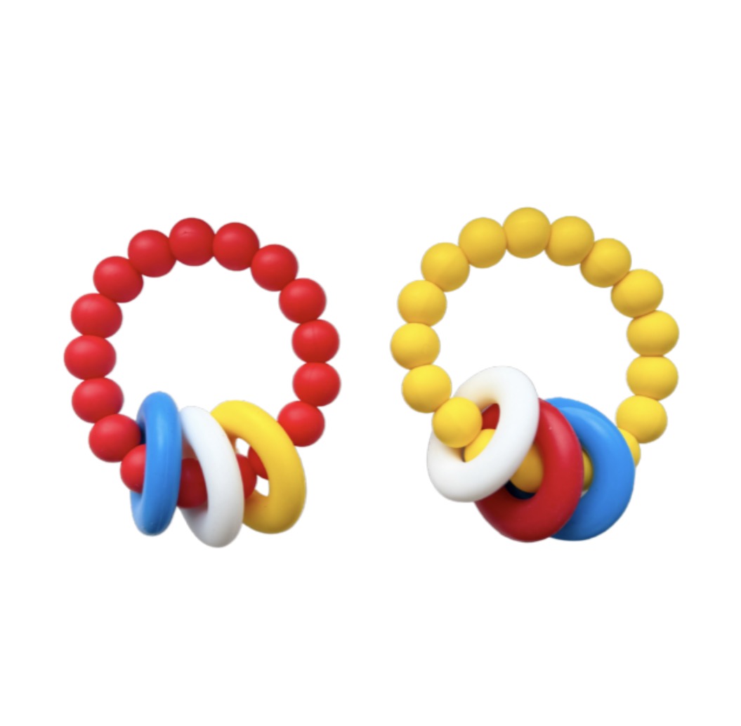 Colorful Ring Silicone Teether