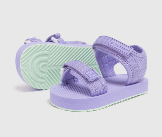 Ned- Purple & Mint Sandal