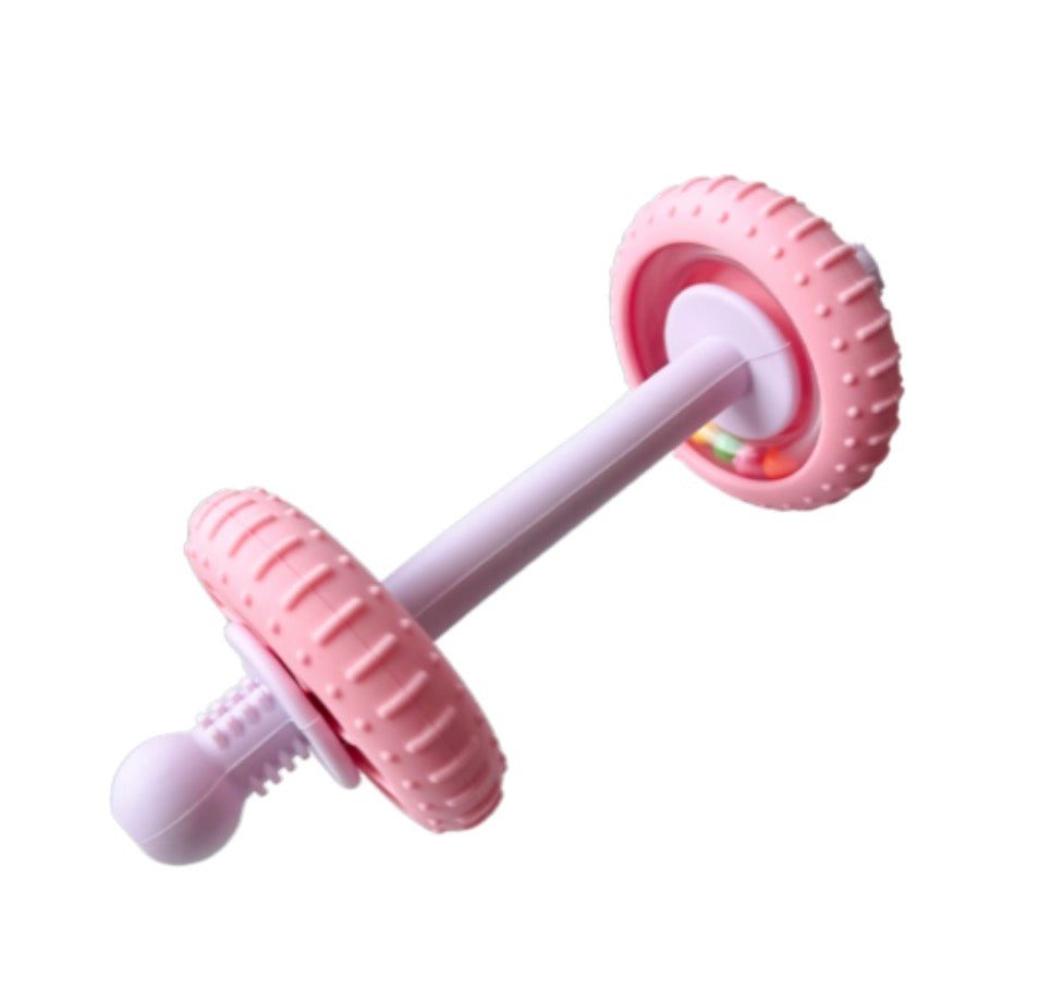 Dumbbell Rattle Teether