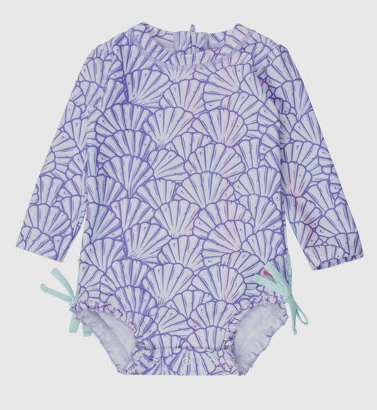 Magical Mermaid LS One Piece Rash Guard