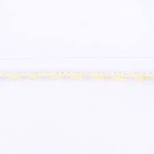 Baby Joy Yellow Crochet Trim Hat