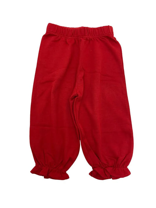 Corduroy Girl Bloomer Pants Deep Red