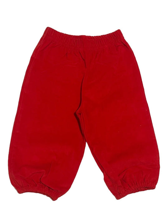 Corduroy Bloomer Pant Deep Red