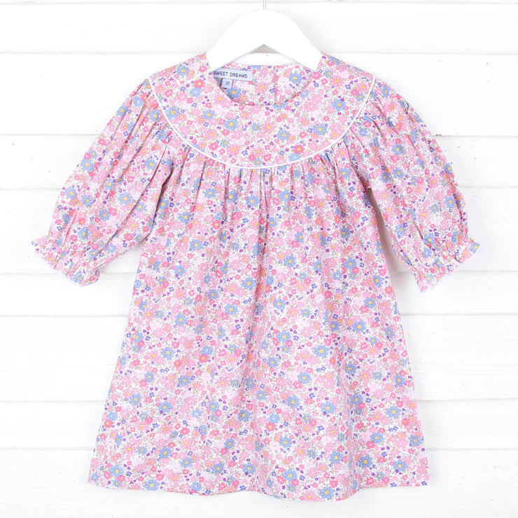 Alice Pink Floral Print Dress
