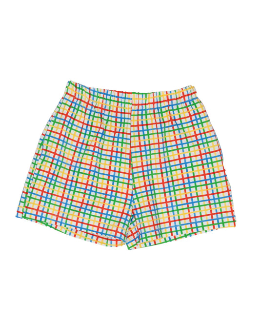 School Plaid Boy Shorts