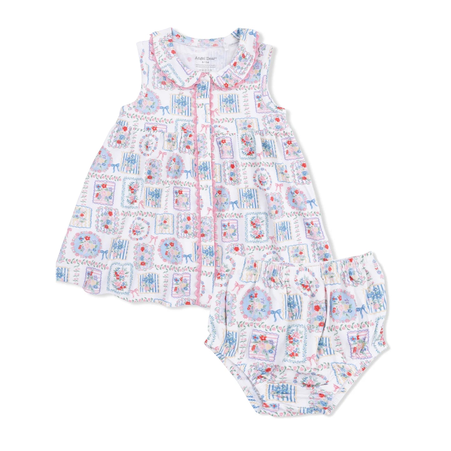 Julep's Floral Patchwork- Jill Dress & Bloomer