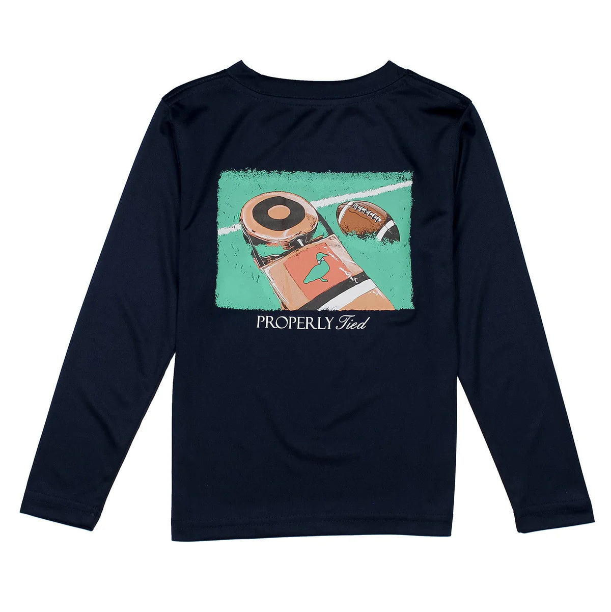 Performance Tee First Down River Blue