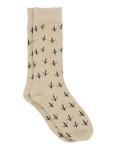 Lucky Duck Sock- Turkey Tracks