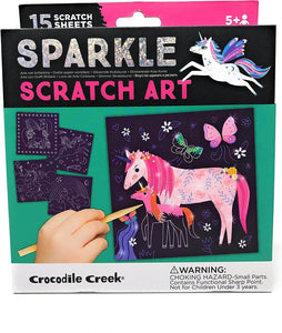 Unicorn Sparkle Scratch  Art