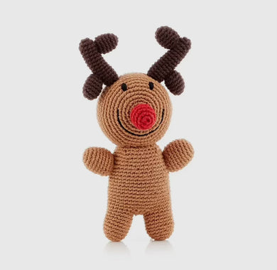 Christmas Toy- Rudolph Rattle