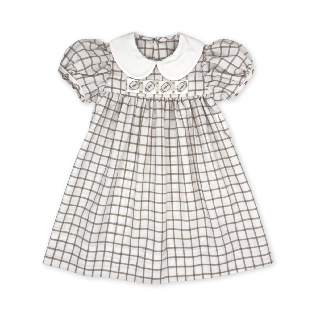 Ruth Ribbon Dress- King Street Windowpane