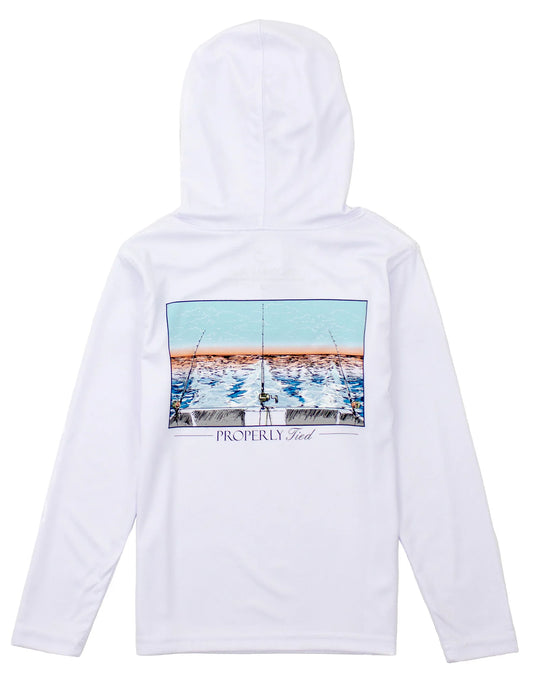 Shade Performance Hoodie Castaway White