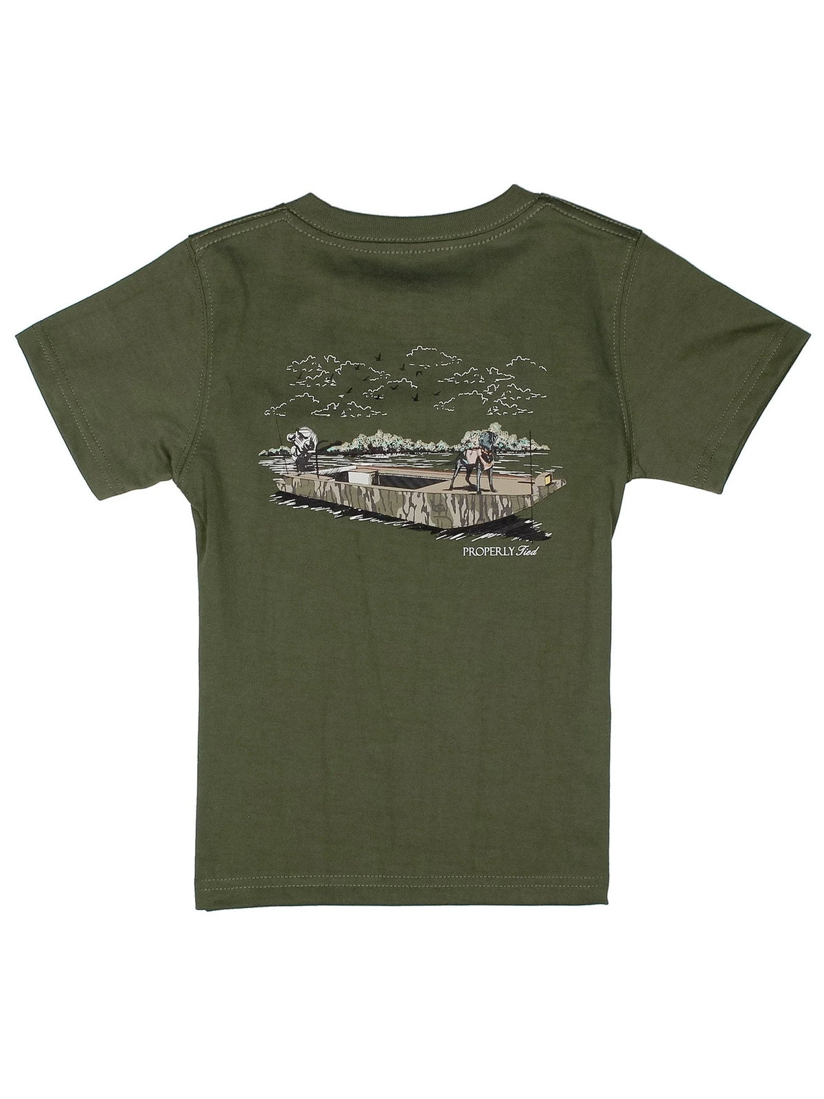 Mossy Oak Boat Ride SS Olive