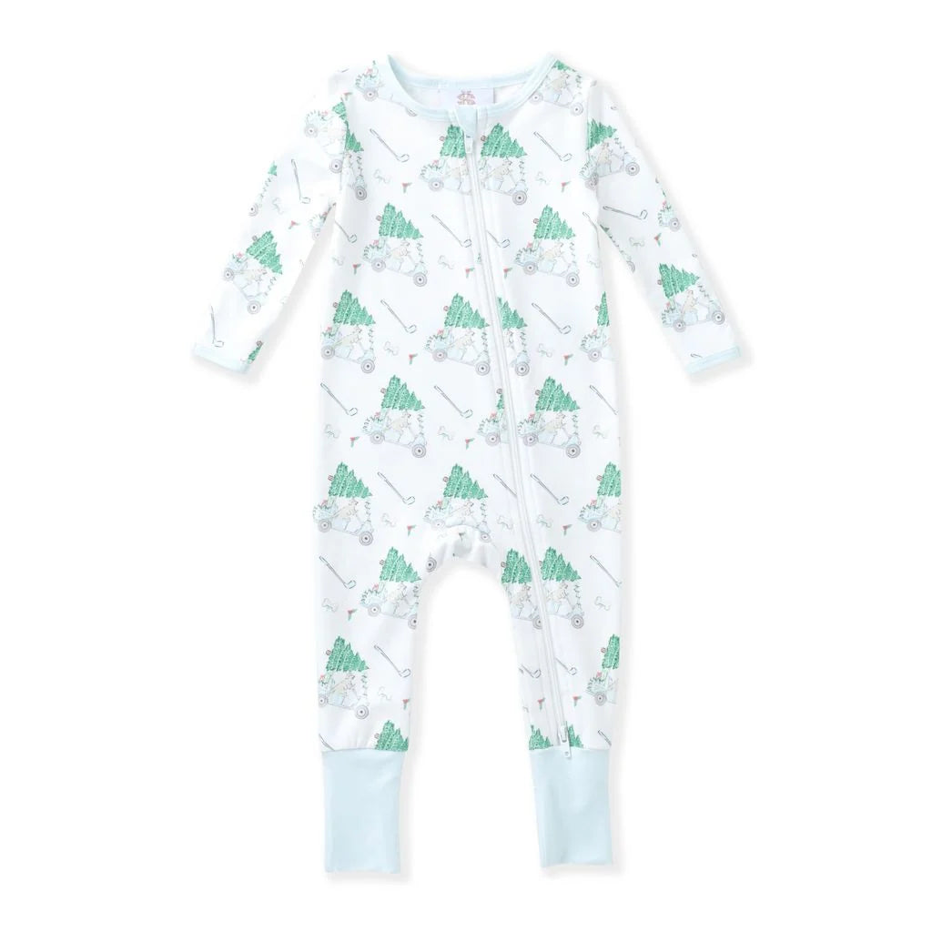 Blue Christmas Golf Onesie