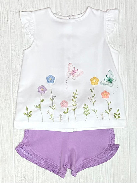 Butterfly Garden Short Set