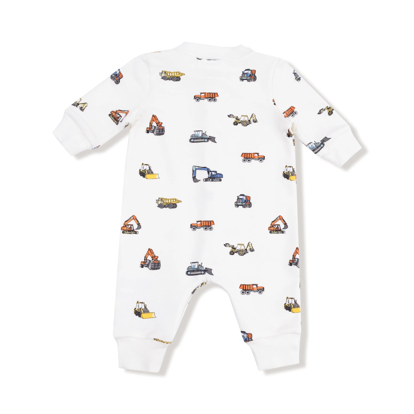 Construction Vehicles- French Terry Romper