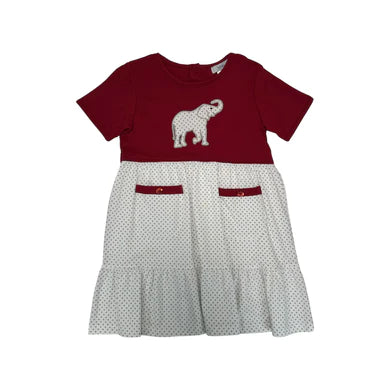 Elephant Polka Dot App. Dress