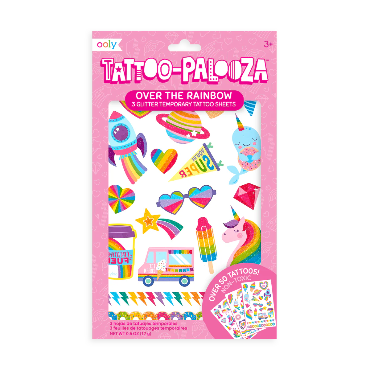 Over the Rainbow Temporary Tattoos