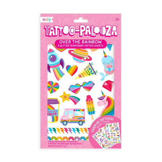 Over the Rainbow Temporary Tattoos