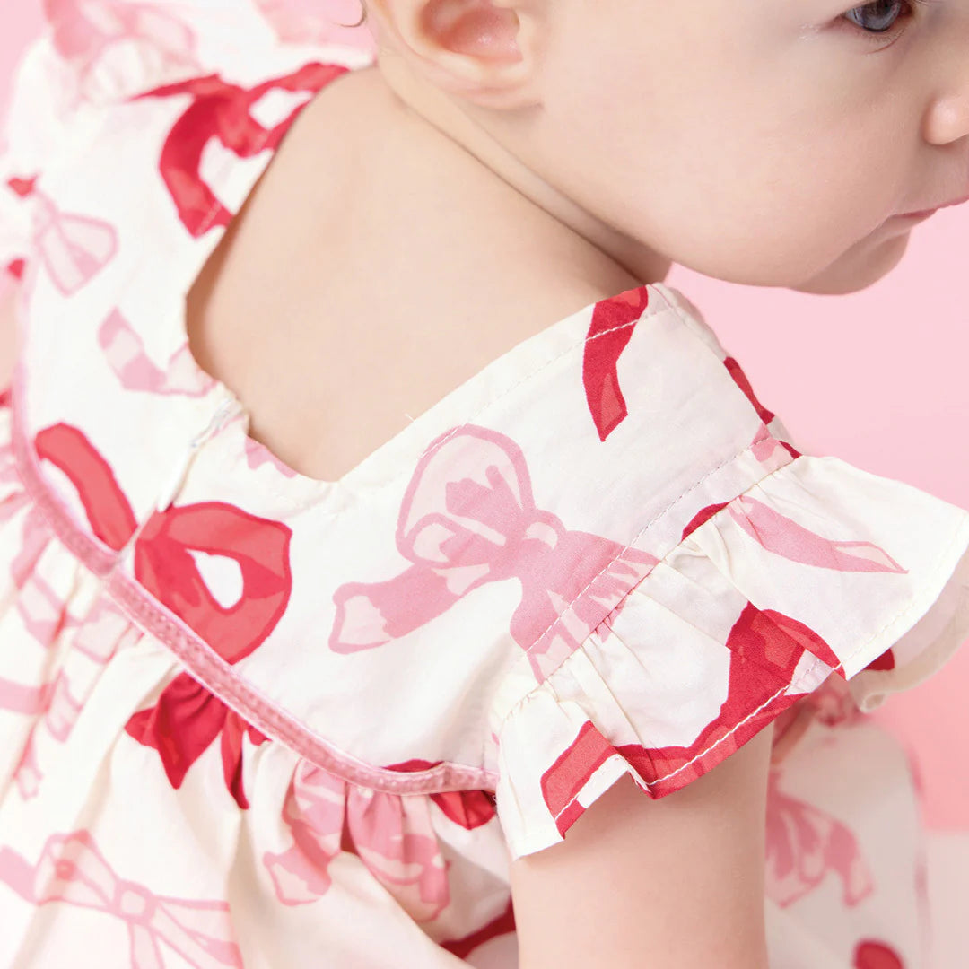 Camelia Dress Set- Valentine's Bows