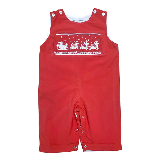 Santa Sleigh Smocked Longhall