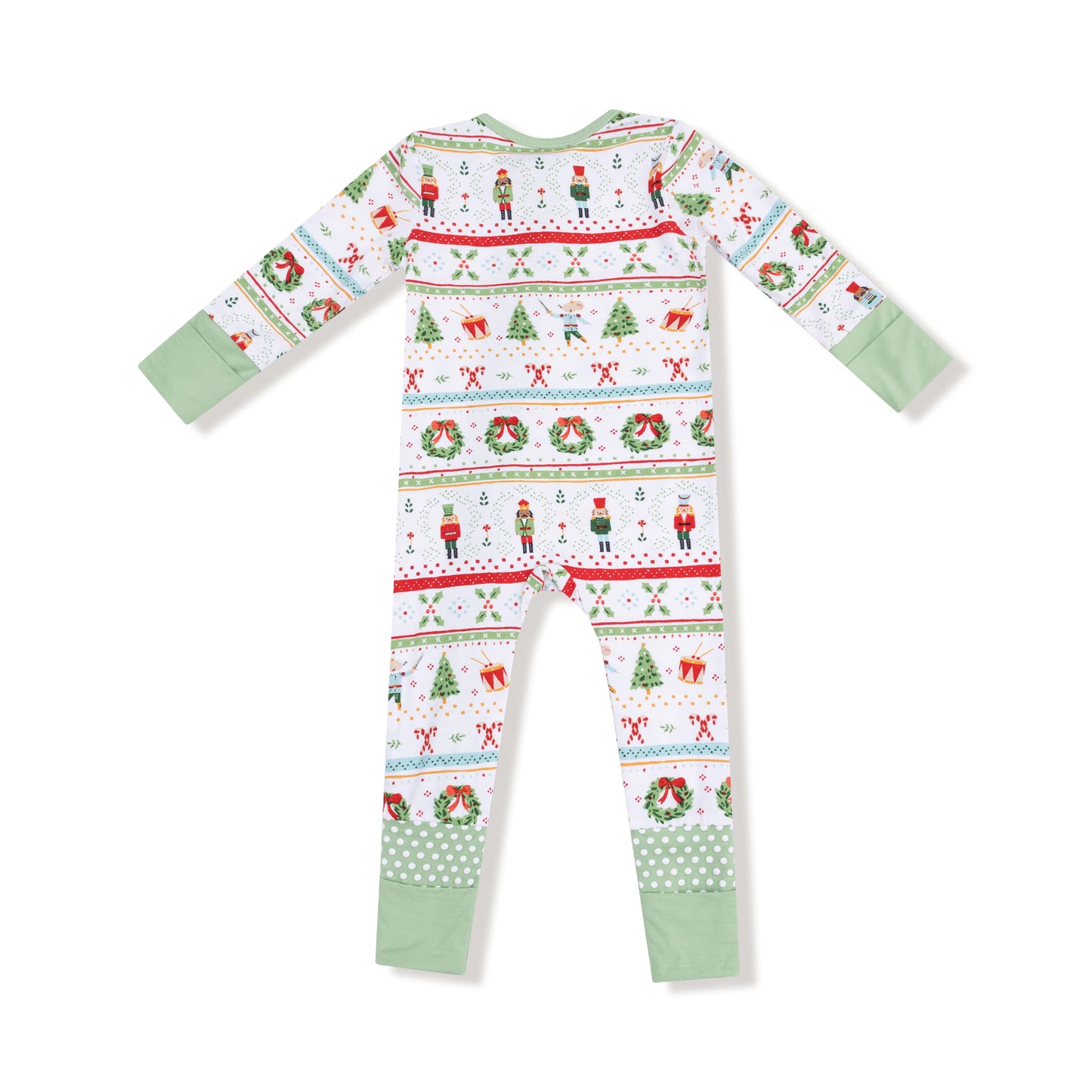 Nutcracker Fair Isle Zipper Romper