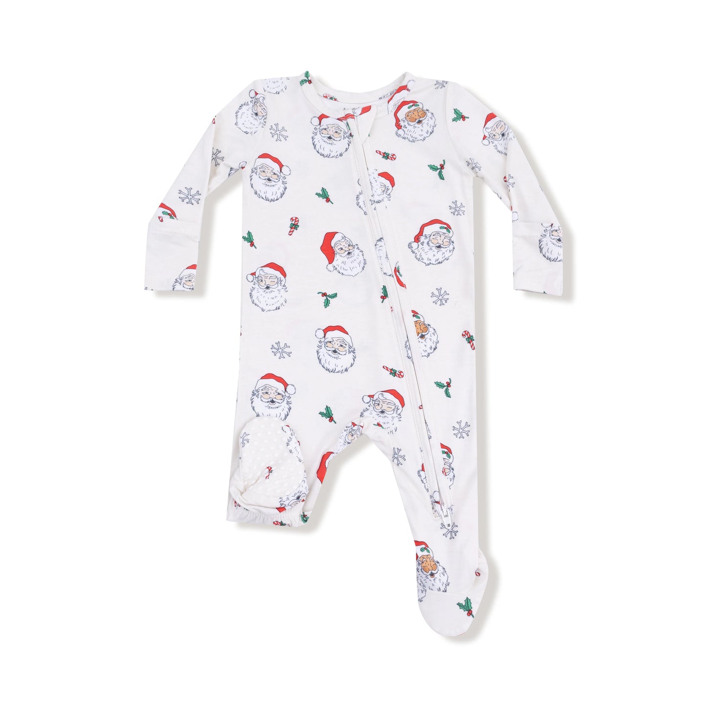 Vintage Santas Zipper Footie