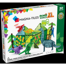 Load image into Gallery viewer, Magnatiles Dino World XL 50 Pc Set