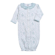 Load image into Gallery viewer, Blair Blue Floral Pima Converter Gown
