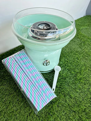 Cotton Candy Maker w/ 50 Printed Straws