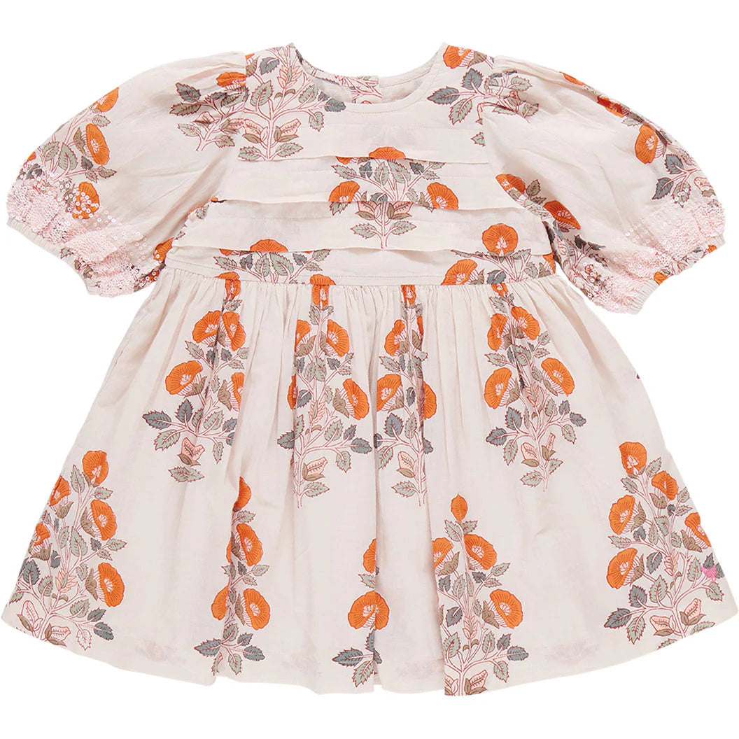 Evelyn Dress- Cloud Bouquet Floral