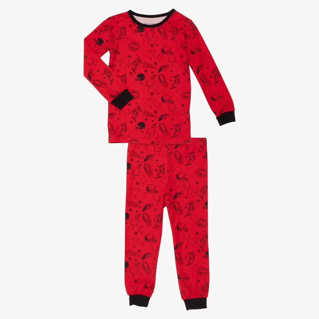 Red & Black Game Day L/S PJ Set