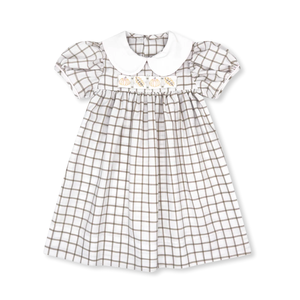 Ruth Ribbon Dress- King Street Windowpane