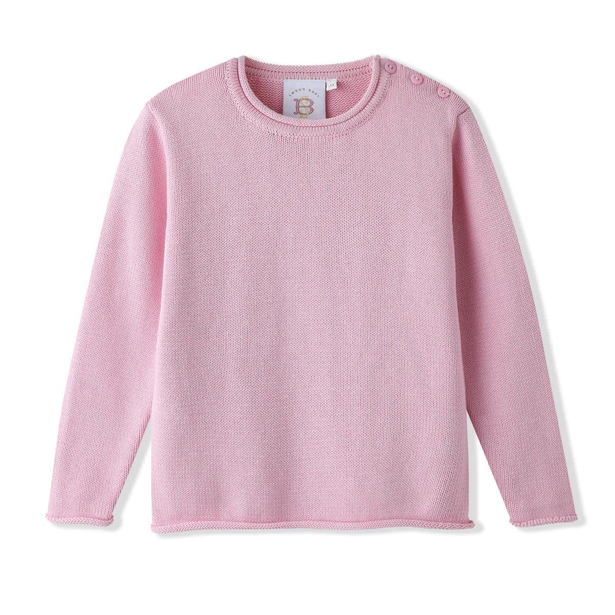 Pink Roll Neck Sweater