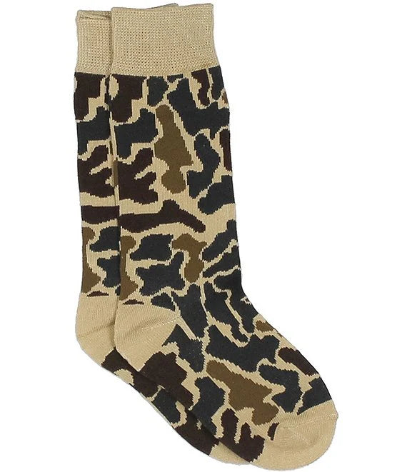 Lucky Duck Sock-Vintage Camo