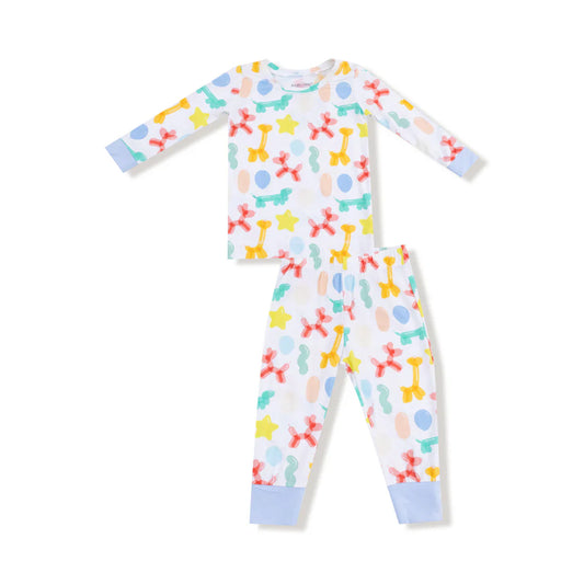 Blue Balloon Animals- Loungewear Set