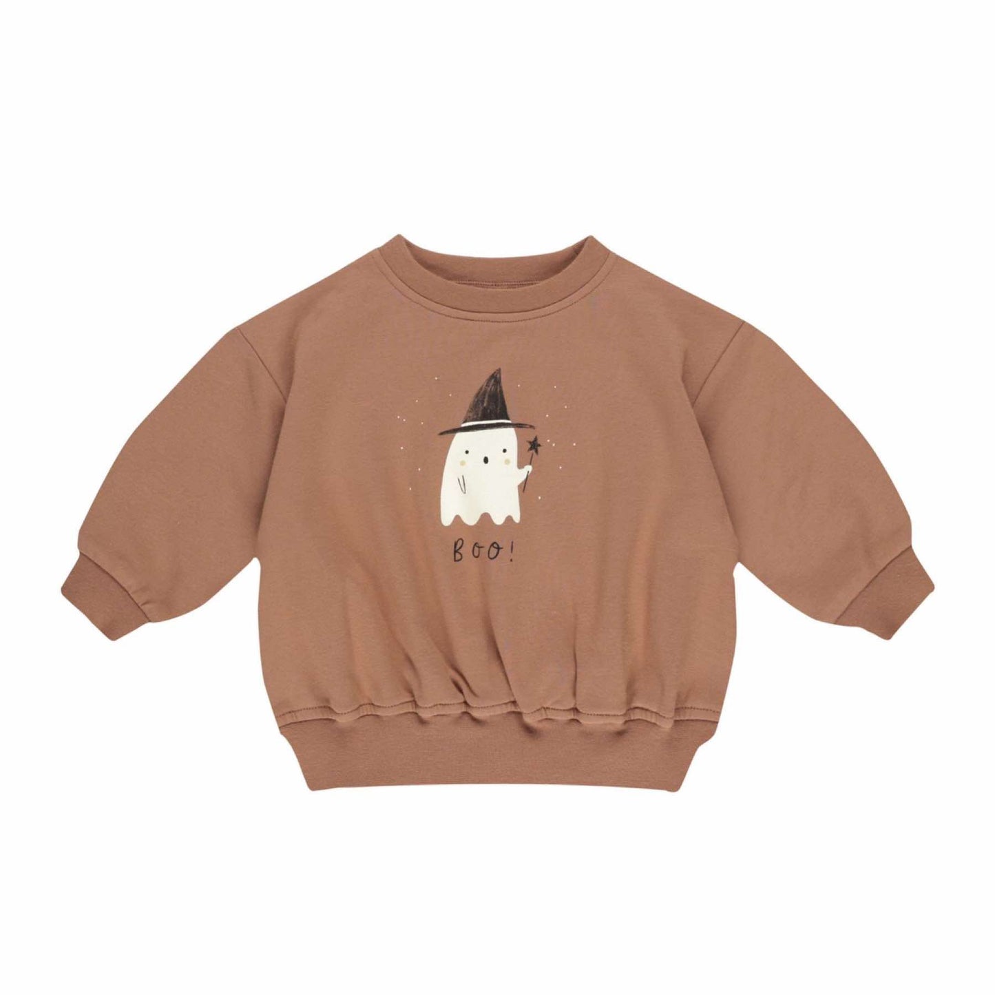 Relaxed Fleece Sweatshirt- Boo