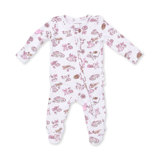 Football Cheer Nursery 2 Way Ruffle Footie