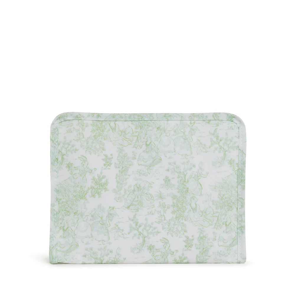 TRVL Medium Roadie- Green Bunny Toile