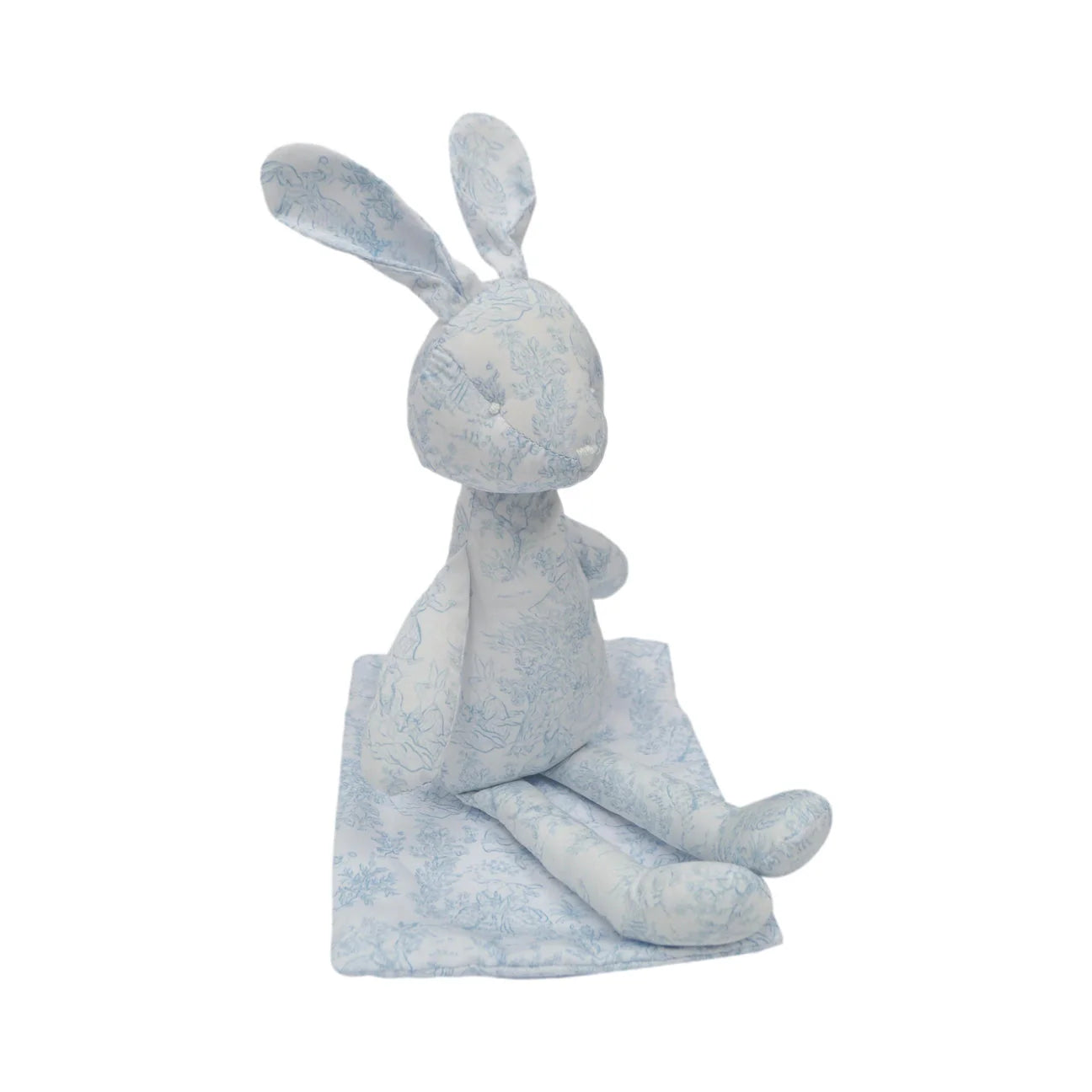 TRVL Bun Bun-Bunny Toile Blue