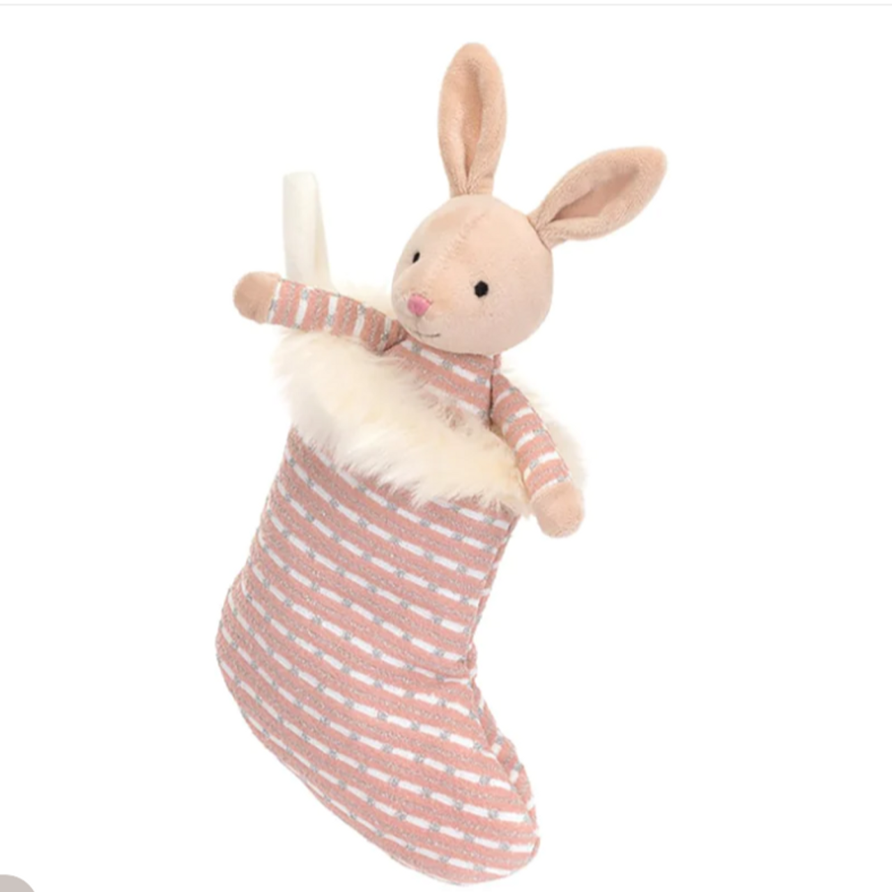 Shimmer Stocking Bunny