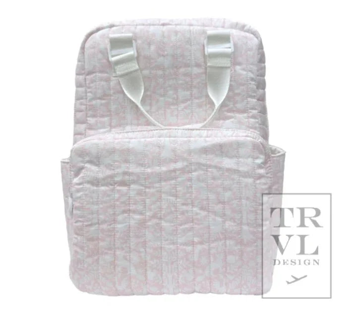 Quilted All You Need Bag- Woodland Pink