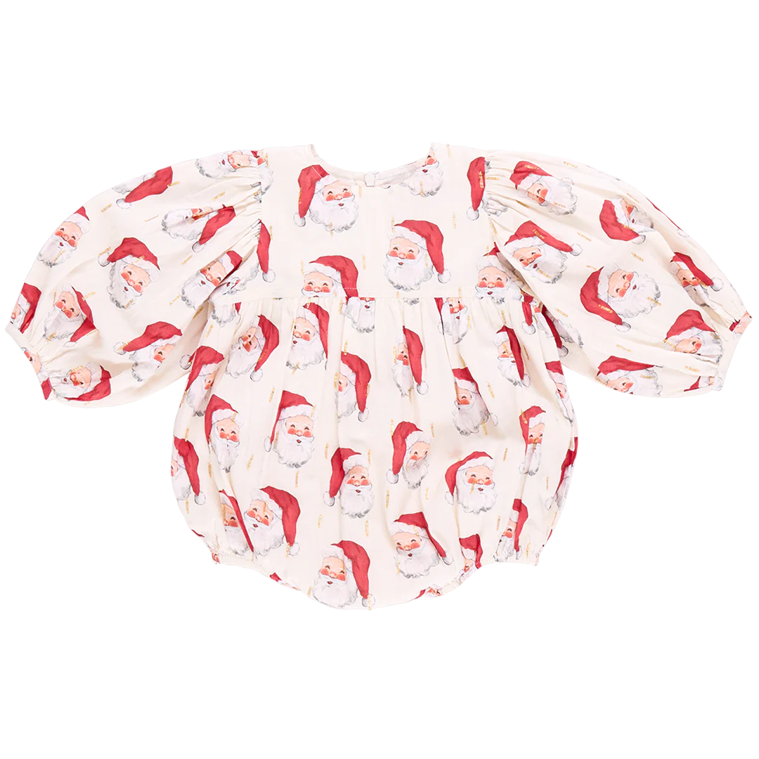 Baby Girl Bea Bubble- Vintage Santas