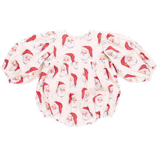 Baby Girl Bea Bubble- Vintage Santas