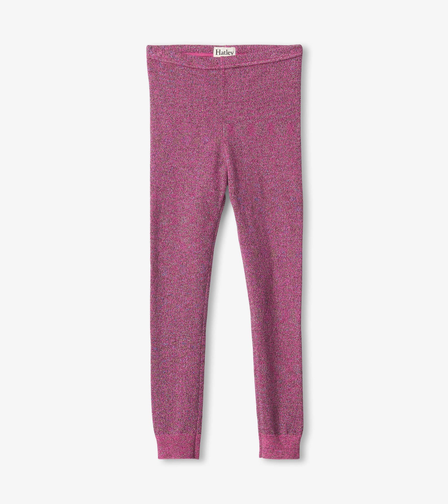 Pink Glitter Knit Legging