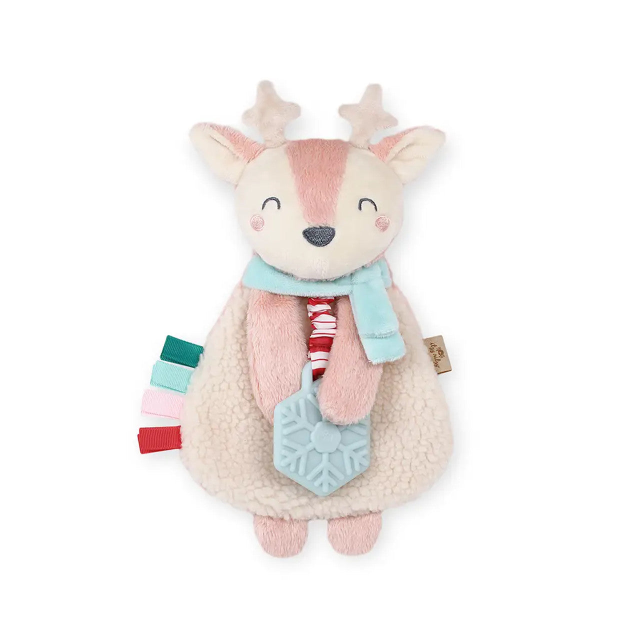 Pink Holiday Reindeer Lovey