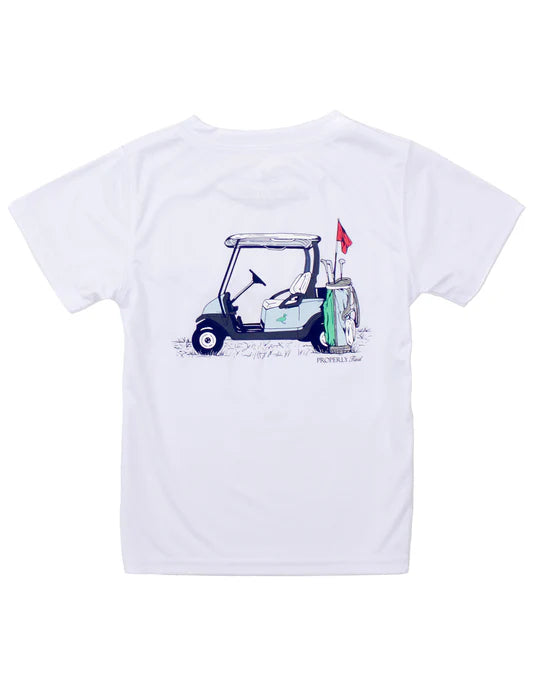 Performance Tee- Country Club White