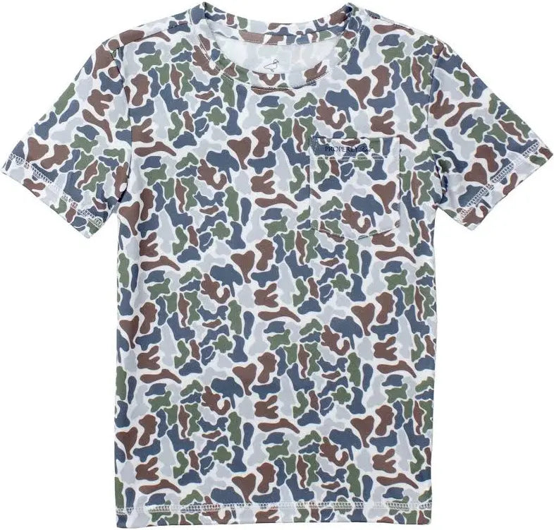 Ravine Pocket Tee- Terra Camo